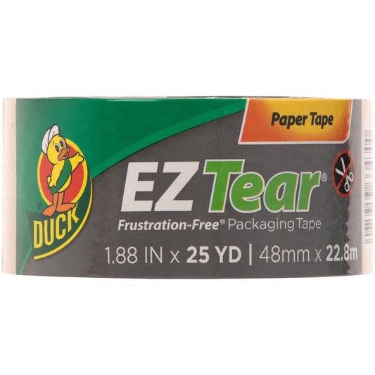 Duck EZ Tear 1.88 in. W X 25 yd L Packaging Tape