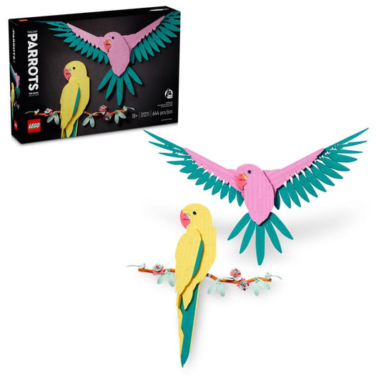 LEGO Art Parrots Building Set Multicolor 644 pc
