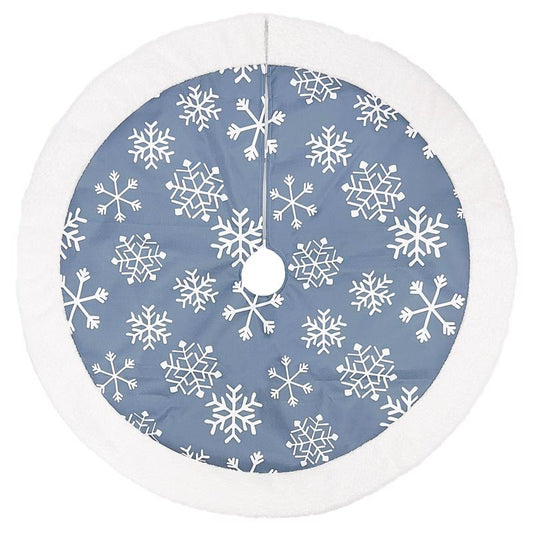 Celebrations Home Blue/White Snowflake Tree Skirt