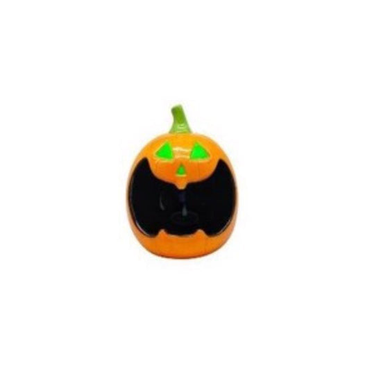 Lin-Con Marketing Omega Bright Designs Yellow 1 ct 8.24 in. LED Prelit Pumpkin Candy Bowl Halloween