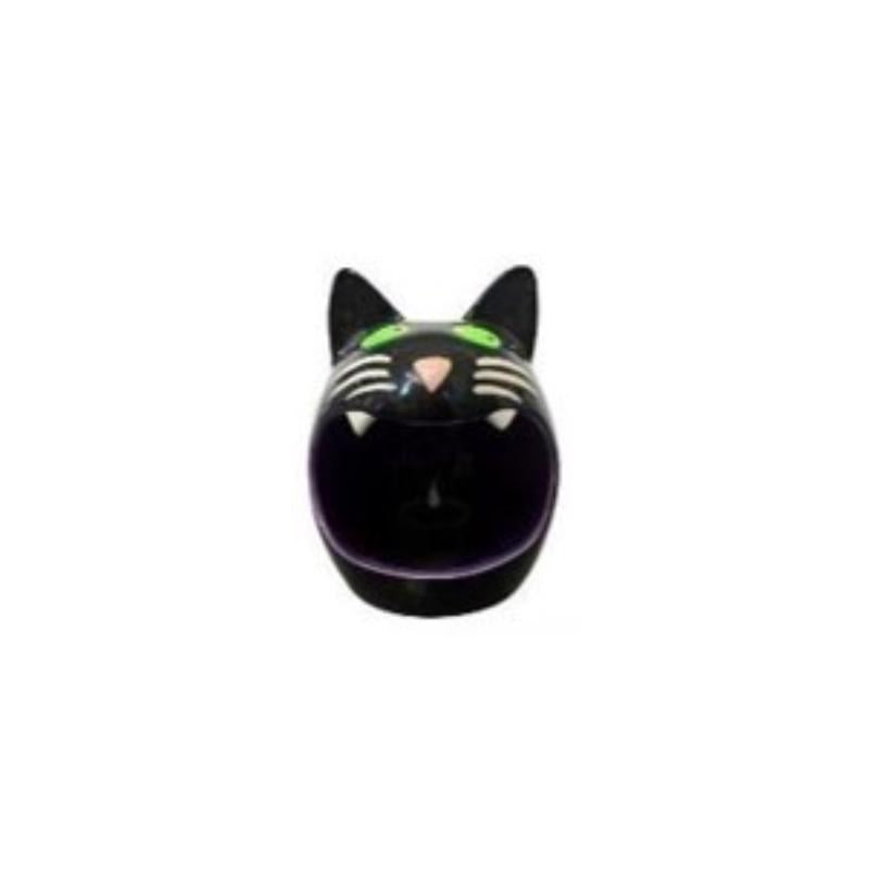 Lin-Con Marketing Yellow 1 ct 8 in. LED Prelit Black Cat Candy Bowl Halloween Decor