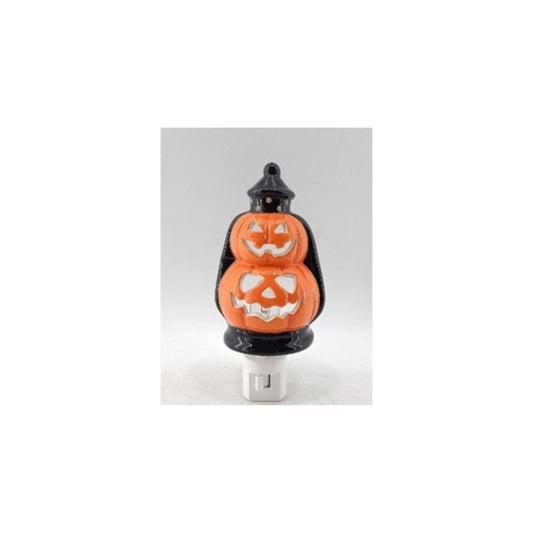 Lin-Con Marketing Clear 1 ct 5 in. Incandescent Prelit Stacking Pumpkin Nightlight