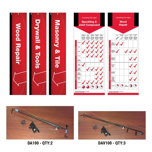 Standard Tools Sign Kit Wall Patch and Repair Sign Kit