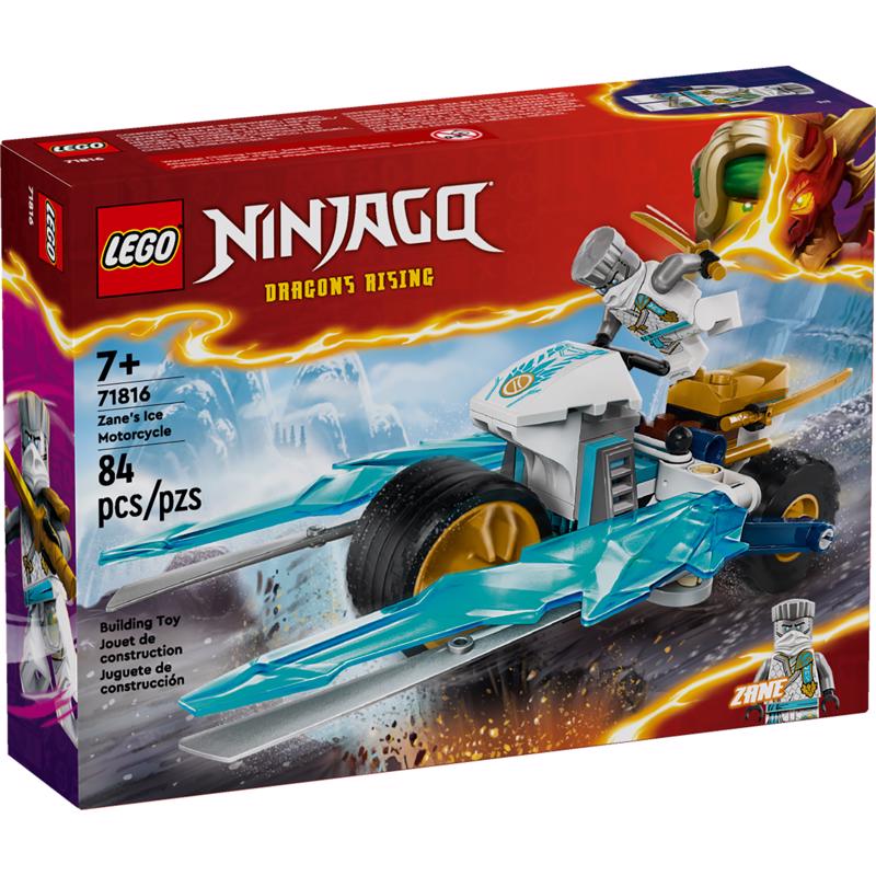 LEGO Ninjago Zanes Ice Motorcycle Building Set Multicolored