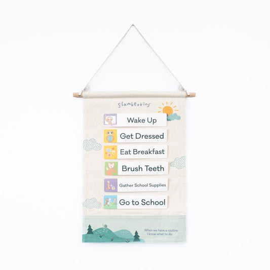 Slumberkins Routines Visual Schedule Multicolored 18 pc