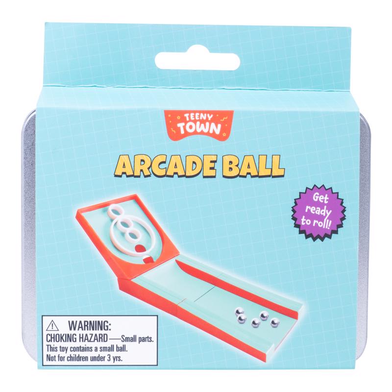 Fizz Teeny Town Arcade Ball Game Toy Multicolored