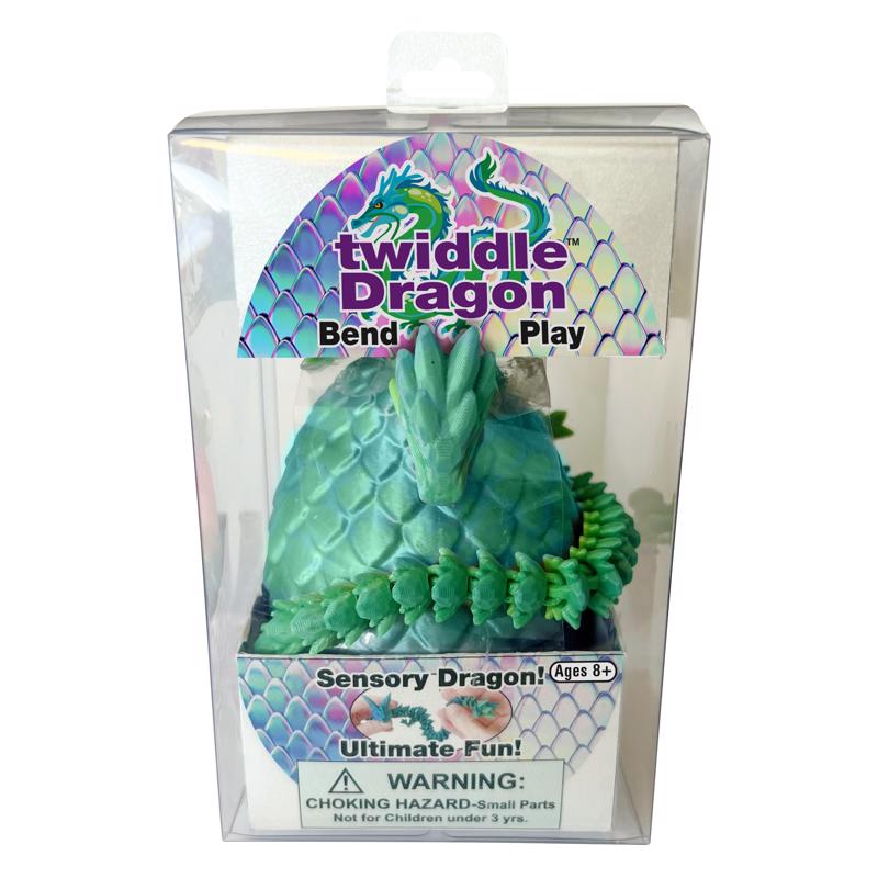 Zorbitz Twiddle Dragon Toy Green