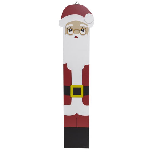 Dyno Multicolored Santa & Snowman Porch Sign 40 in.