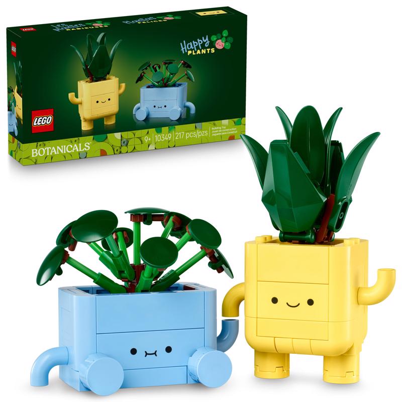 LEGO Botanicals Happy Plants Building Set Multicolored 217 pc