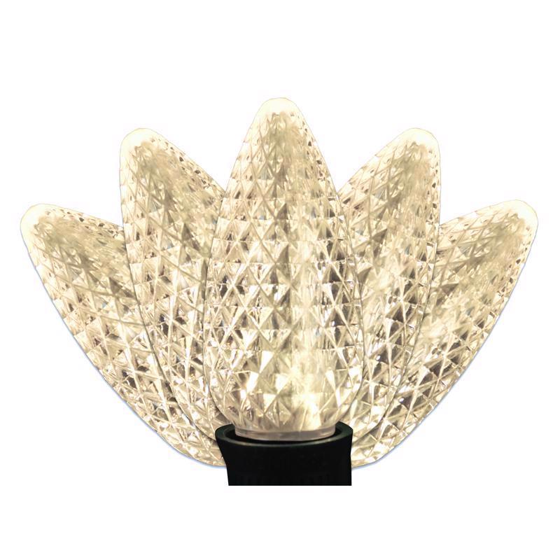 Celebrations Classic LED C9 Warm White 25 ct String Christmas Lights 16 ft.