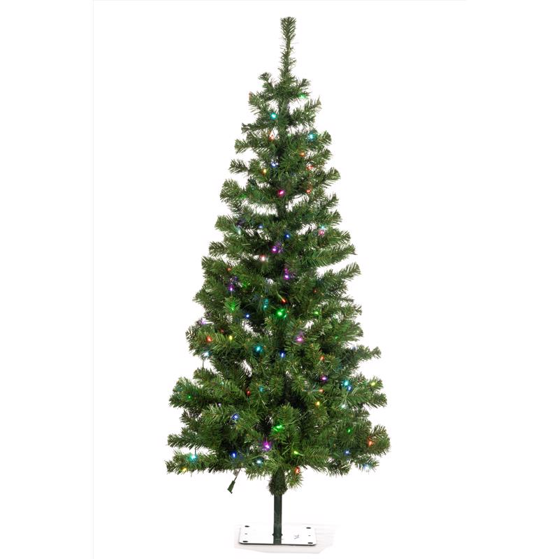 Celebrations 5 ft. Full LED 170 ct Brilliant Color Changing Christmas Tree