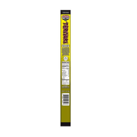 Old Trapper Teriyaki Snack Stick 1.2 oz Shrink Wrapped
