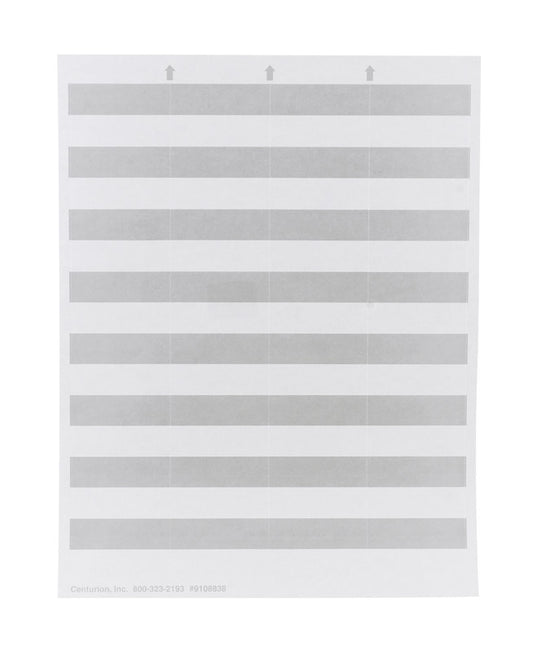 Laser Printer Gray Bin Tag Labels - Sheet