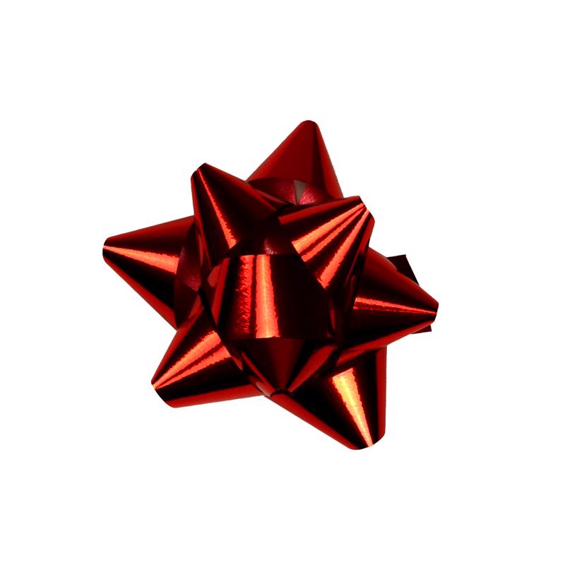 Paper Images Red Lacquer Star Bows
