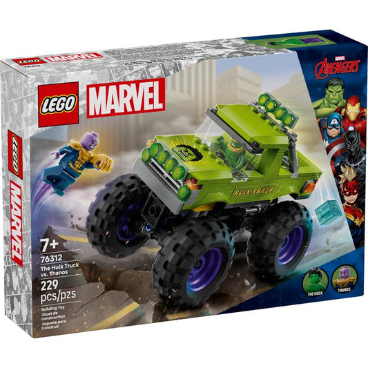 LEGO Super Heroes The Hulk Truck vs. Thanos Building Set Multicolored 229 pc