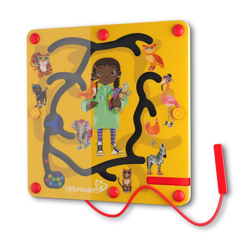 Upbounders Feeding Time Magnetic Maze Travel Toy