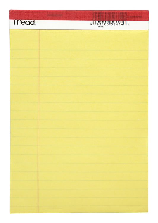 Mead 5 in. W X 8 in. L Legal Pad 50 ct