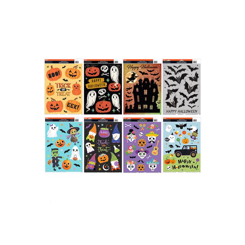 IG Design 17 in. Gel Clings Halloween Decor