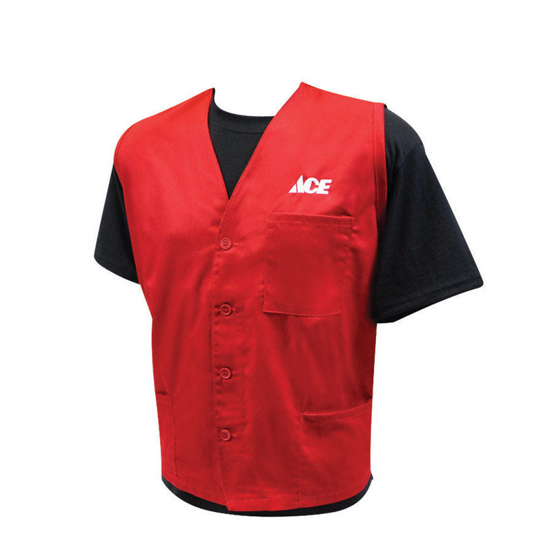 Artcraft Large Tall Sizes Unisex Sleeveless V-Neck Red Vest