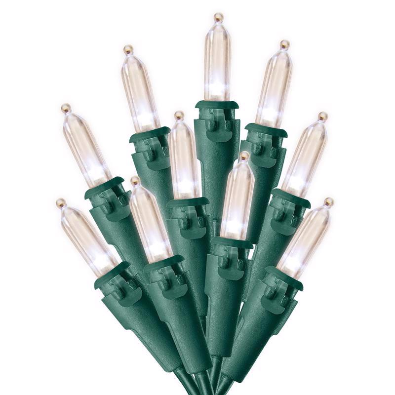 Celebrations Blue LED Mini Warm White 300 ct String Christmas Lights 74.5 ft.