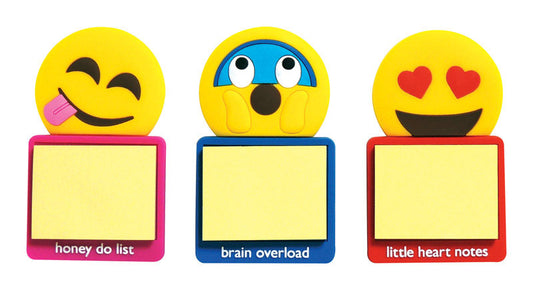 Kaomoji Emoji Magnetic Sticky Notes 1 pk