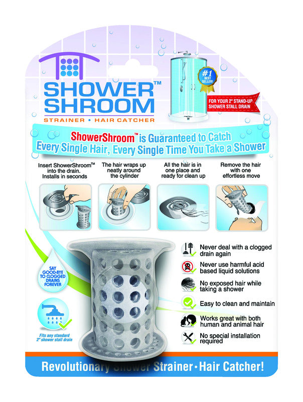 ShowerShroom Matte Silicone Hair Catcher