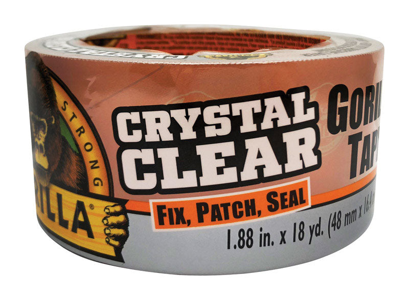 Gorilla 1.88 in. W X 18 yd L Clear Repair Tape