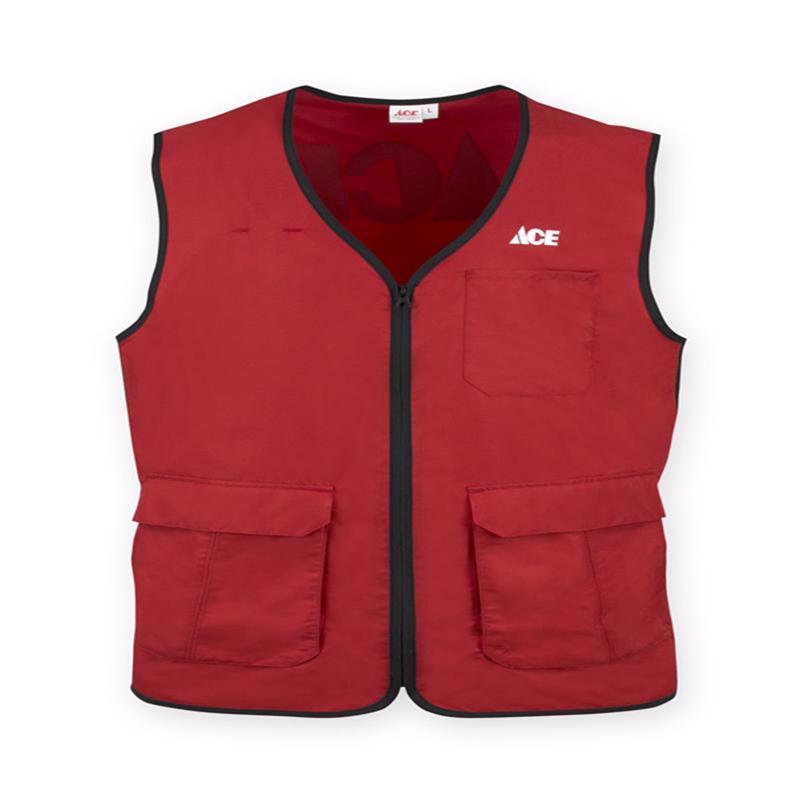 Artcraft No Snag 2XL Sizes Women's Sleeveless V-Neck Red Vest