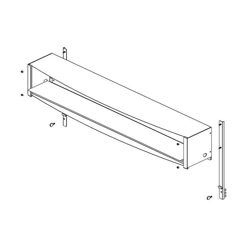 Lit Header LED Indoor Illuminated Sign Kit