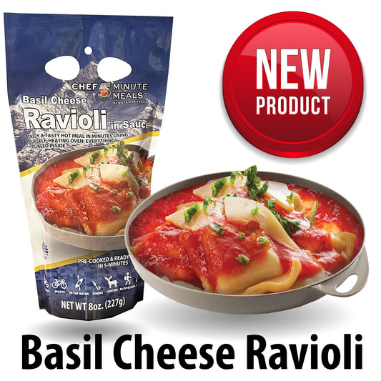 Backpack Meal Kit Basil Cheese Ravioli 8 oz – 6/CP