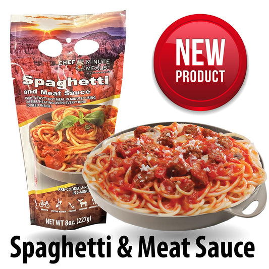 Backpack Meal Kit Spg & Meat Sauce 8 oz – 6/CP
