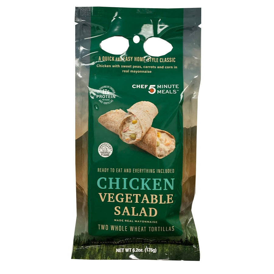 Chicken Vegetable Salad w/Tortillas-12/PK