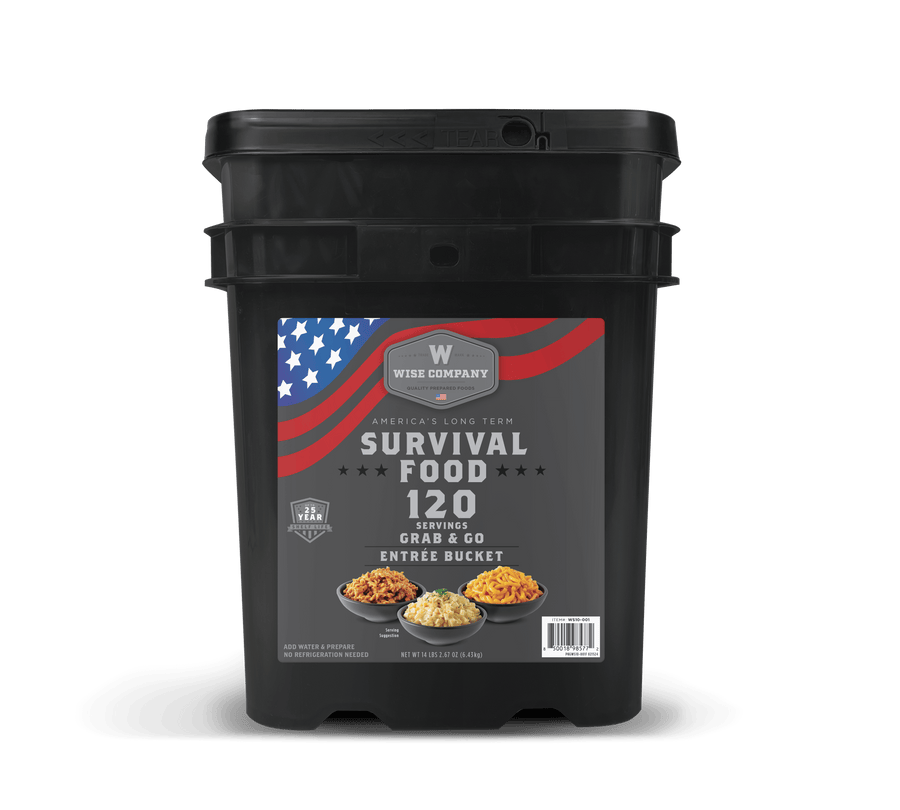 120 Serving Entree Only Grab & Go Bucket
